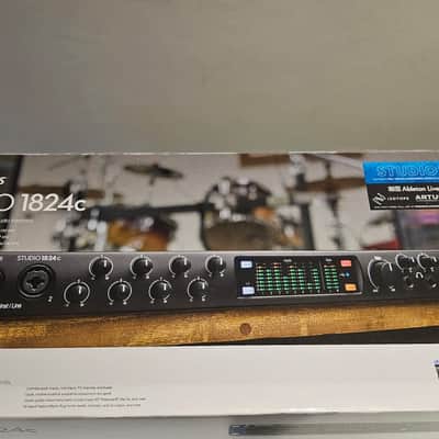 PreSonus Studio 1824c USB-C Audio Interface 18x20 8 XMAX Preamps w/ Original Box image 7
