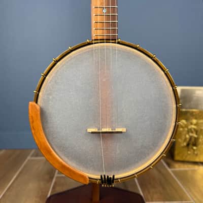 Starr Limited Edition 11" Cherry Rolled Brass Tone Ring 5-String Openback Banjo - Satin image 2