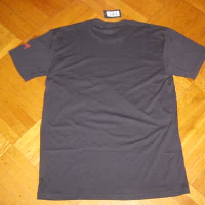 new A+ (with hang tag) genuine Gibson Firebird T-Shirt M (Medium), Black with Red Graphic, 60% Cotton / 40% Polyester - short sleeve GIBS-GA-FBBMM (GA-FBBMM) UPC # 711106533896 image 10