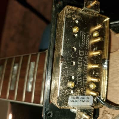Sekova Les Paul Custom Three Pickup Triple Pickup Black Beauty Pearly Gates 1970s Black / Ebony W Case image 2
