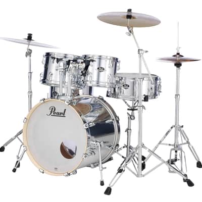 Pearl Export Series 22 x 18 Bass Drum w/BB-70, Mirror Chrome (EXX2218B/C49) image 2