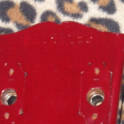 used with mojo 1996 Gibson The Hawk BODY + NECK, Wine Red Gloss (MISSING many of the parts) project image 5