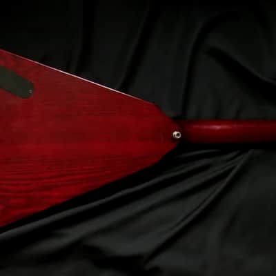 80s Cort Headless Space Arrow Flying V Electric Guitar VEE Rare image 5