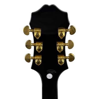 Epiphone Sheraton II Pro Ebony Semi-Hollow Electric Guitar 2019 (Used) image 9