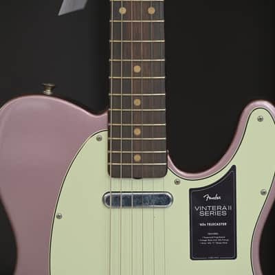 Fender Limited Edition Vintera II Road Worn '60s Telecaster - Burgundy Mist Metallic image 5