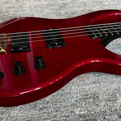Modulus -custom neck-thru, short scale - Trans-red image 8