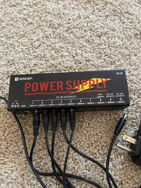 Vangoa BS-10 power supply and Unbranded Unbranded Pedalboard image 1