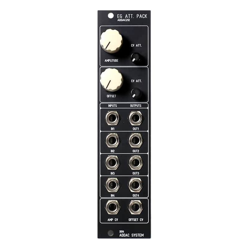 ADDAC 212 4 Channel Attenuvertor & Offset Eurorack Module (ADDAC212) image 1