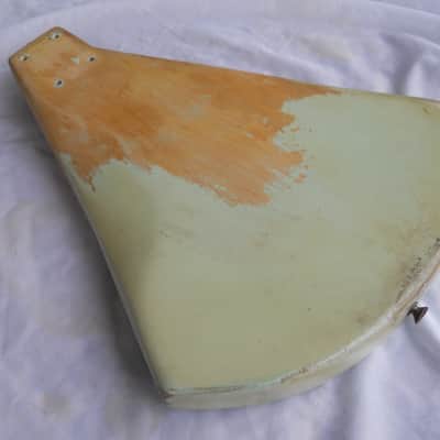 Vintage Lefty 1965 Fender Jazz Bass Body, Pre CBS, Was White, ReShaped, No Route image 7