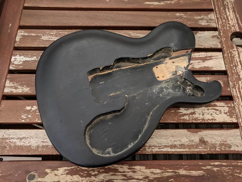 Mosrite Bluesbender Body In Black image 1