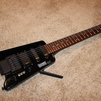 Hohner G3T Headless Guitar with Steinberger Tremelo in Black | Reverb