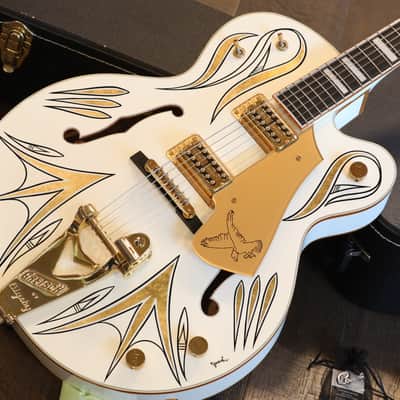 Mint! 2008 Gretsch G7593 White Falcon "Jimmy C" 125th Anniversary Electric Guitar One Off White Falcon + OHSC image 2