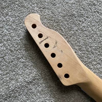 Maple Wodo Harley Benton Lefty Guitar Tele Style Neck, Rosewood Fingerboard 22 Frets image 4