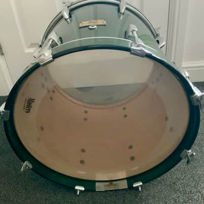 Pearl 18’’x 16’’Pearl masters custom maple shell 18’’ x 16’’ bass drum 1996 - Emerald mist image 7