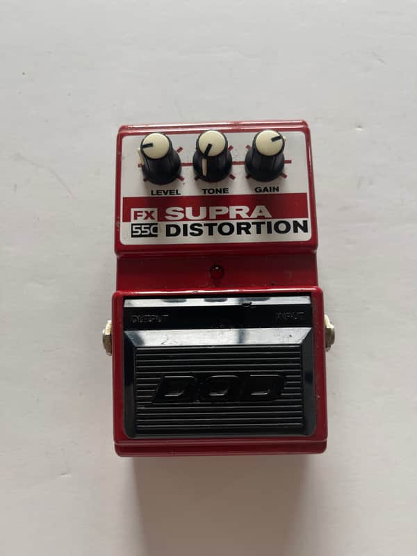 DOD Digitech FX55C Supra Distortion Rare Vintage Guitar Effect Pedal image 1