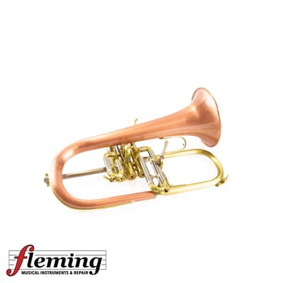 Schilke 1041FLC-L Professional Flugelhorn - Brushed Lacquer with Copper Bell image 3