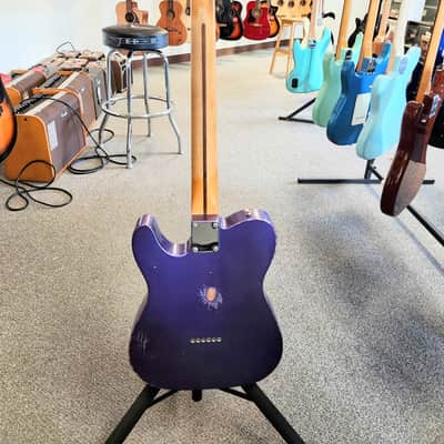 Used 2018 Fender Limited Edition Road Worn '50s Telecaster - Purple Metallic with Fender Deluxe Padded Gigbag image 13