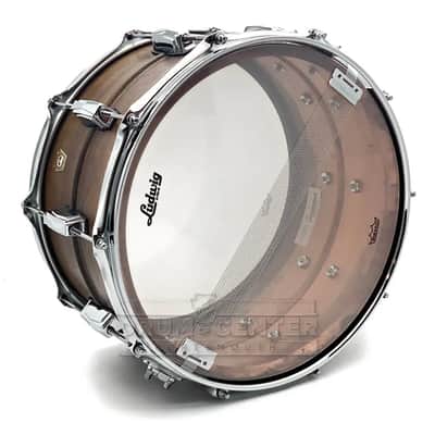 Ludwig LC608R Copper Phonic Snare Drum 14x8 Raw image 3