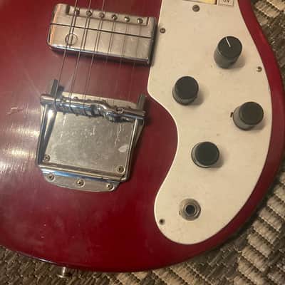 Teisco ET-200, E-200 1960’s - Cherry Red image 4