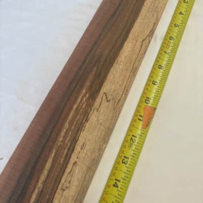Brazilian rosewood spaulted Fretboard fingerboard blank oversized 1800s - Dalbergia Nigra image 3