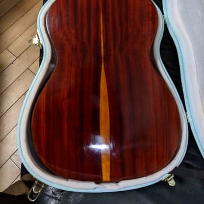 Handmade OM Padauk wr Cedar KK Trinity pro Wide Nut 12 Fret fingerstyle image 2