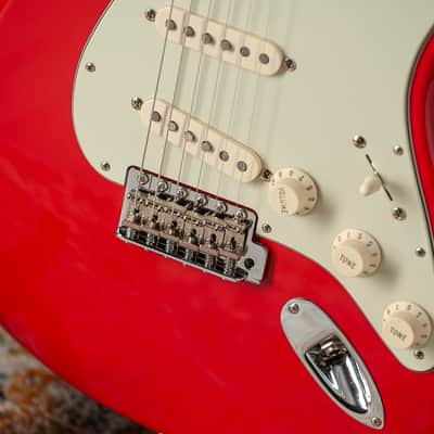 Fender Mark Knopfler Strat - Hot Rod Red image 6