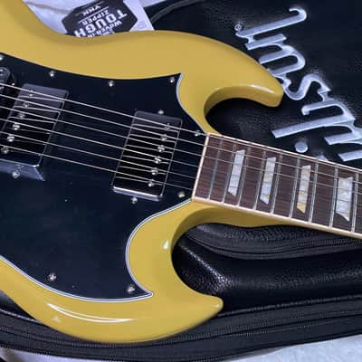 NEW ! Gibson SG Standard TV Yellow Finish - Original Gibson Leather Gig Bag - Authorized Dealer - Only 6.5 lbs - G07324 image 3