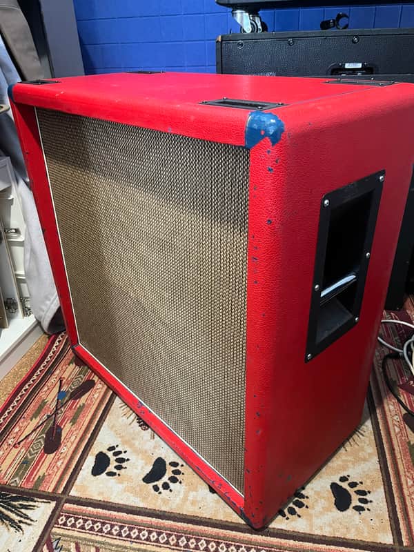 Marshall 1935B Cabinet Custom Red from 1969 T1511 image 1