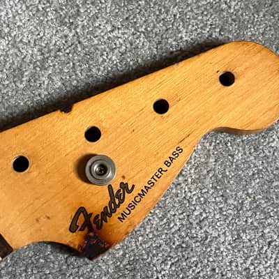 1974 Fender Musicmaster bass neck image 1