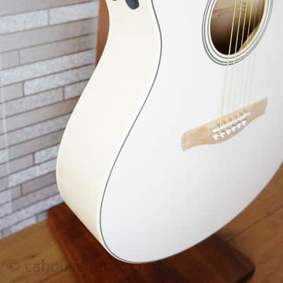 Ibanez AAM370E-OAW Advanced Acoustic - Open Pore Antique White image 8