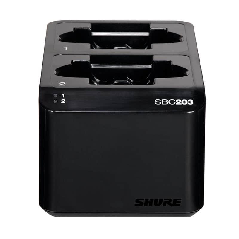 Shure SBC203 Dual-Docking Recharging Station for SB903 Batteries image 1