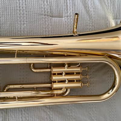 Yamaha YEP-201 Standard Euphonium 2010s - Lacquered Brass image 2