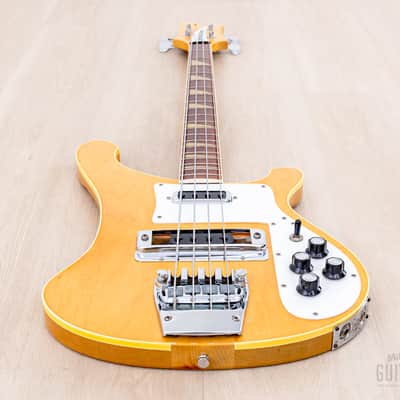 1982 Rickenbacker 4003 Vintage Neck Through Bass Mapleglo w/ Case image 10