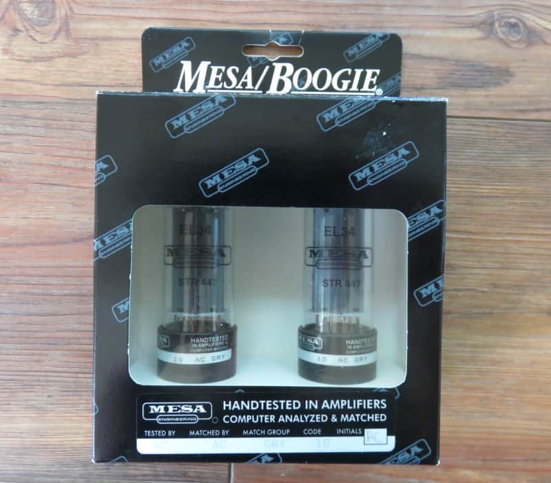 Mesa Boogie EL34 STR 447 NOS 2015 Matched Pair image 1