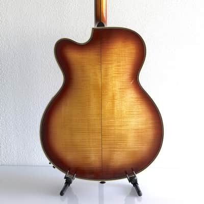 Otwin (1950s) Olymp, Ice Tea Sunburst || Schlaggitarre, German Archtop image 2