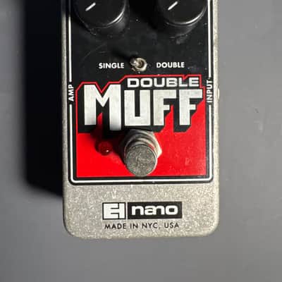 Electro-Harmonix Double Muff Nano Fuzz 2010 - 2020 - Black / Red / Metal image 1