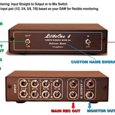 Custom Analog Studio Summing Mixer Box – Universal Audio Interface Compatible image 2