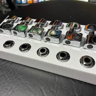 Fender Stratocaster/Telecaster Tuning Heads (6) 2010s - Chrome image 1