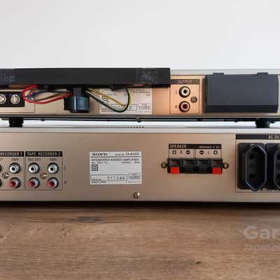 Sony TA-AX35 Stereo Integrated Amplifier & Sony FM Stereo/FM-AM Tuner ST-JX3L Made in Japan Vintage 1982 image 4