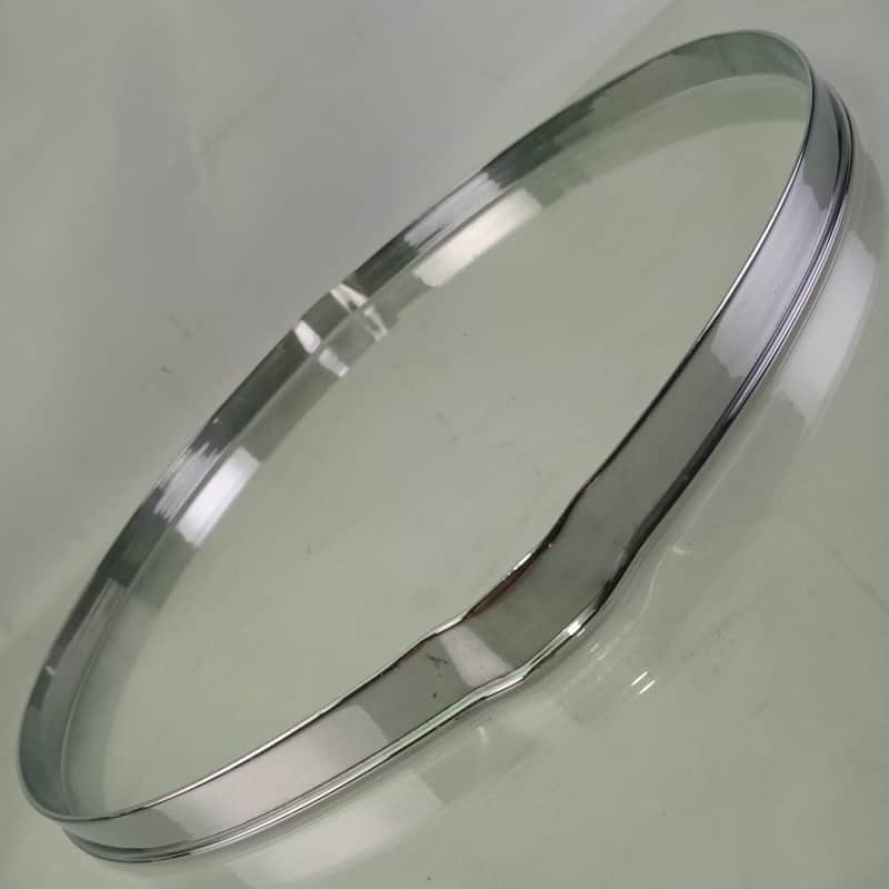 Leedy&Ludwig 14" Single-Flange Snare Drum Resonant Rim/Hoop Chrome-Brass Student image 1