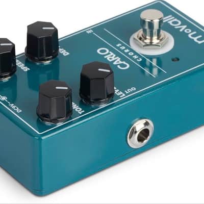 Movall MP-112 Carlo Chorus Guitar Effect Pedal Chorus True Bypass MoVall MP112 2024 - Teal image 5