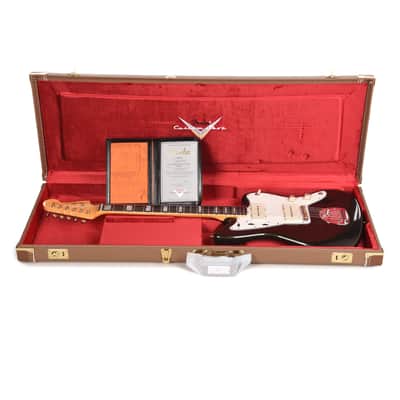 Fender Custom Shop 1966 Jazzmaster "Chicago Special" Deluxe Closet Classic Super Aged Charcoal Frost Metallic (Serial #R148304) image 8