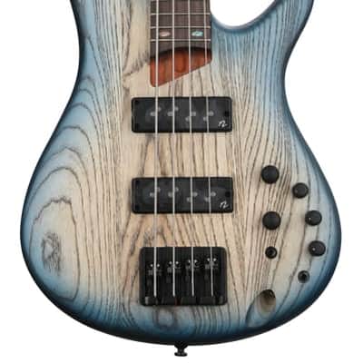 Ibanez Standard SR600E Bass Guitar - Cosmic Blue Starburst Flat image 2