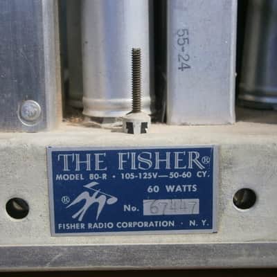 Fisher 80-R Tube Tuner/Receiver 1950's Gold image 9