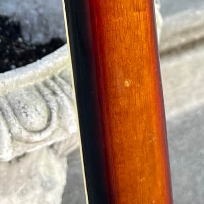 1960s MIJ Rexina Kawai Teisco Short Scale Electric Bass Guitar~Tri Tone Brown Sunburst~Lots of Mojo!~*SALE*~VIDEO!~ image 15