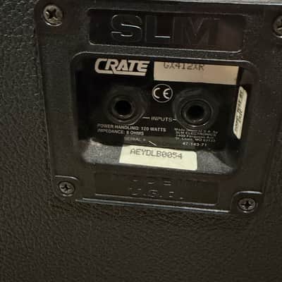 Crate GX412XS 2004 - Black tolex covering image 7