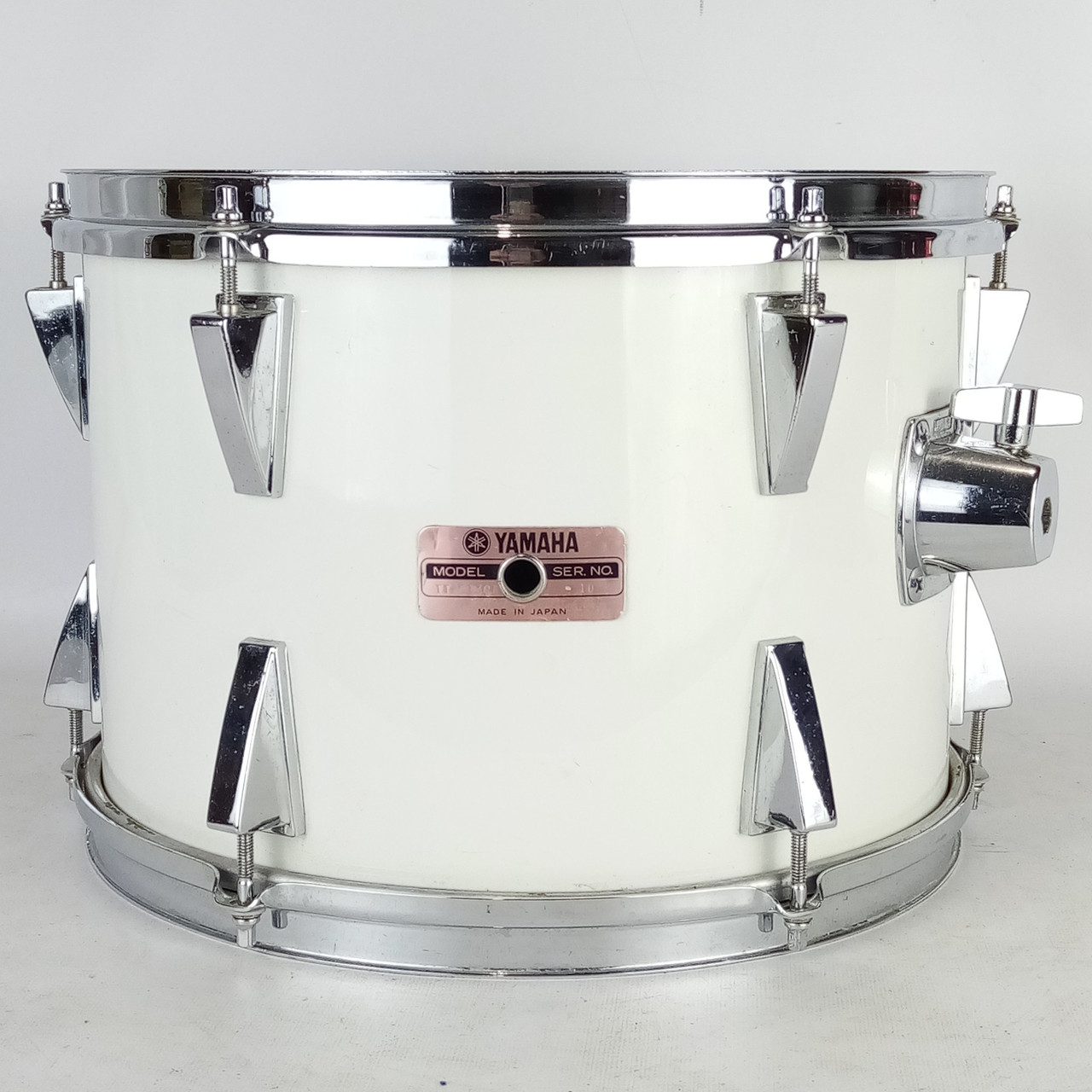 Yamaha 9x13"5000 Series Stage Custom Tom Drum Virgin White Vintage 80s Japan MIJ — main photograph