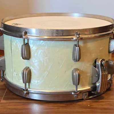Slingerland Radio King 1951 - White Marine Pearl image 5