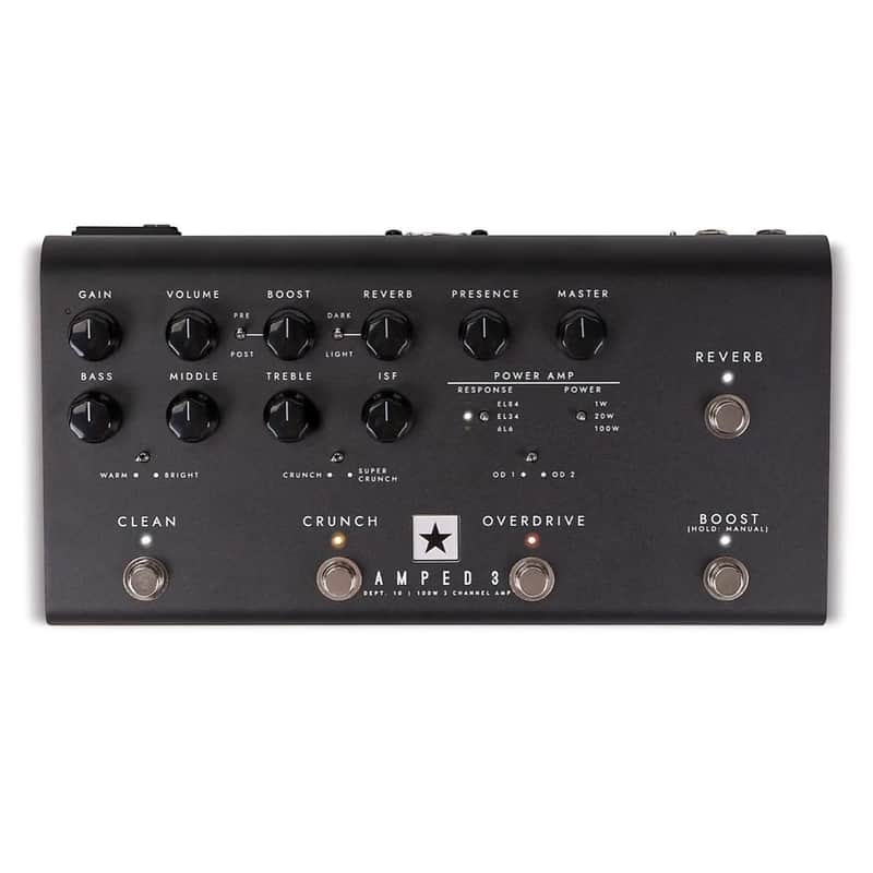 Blackstar AMPED 3 3-Channel 100-Watt Pedalboard Guitar Amp Head image 1