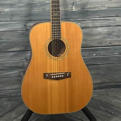 Ibanez AW500 Artwood Dreadnought Acoustic Guitar, Natural - w/HSC - x6414 - USED image 1